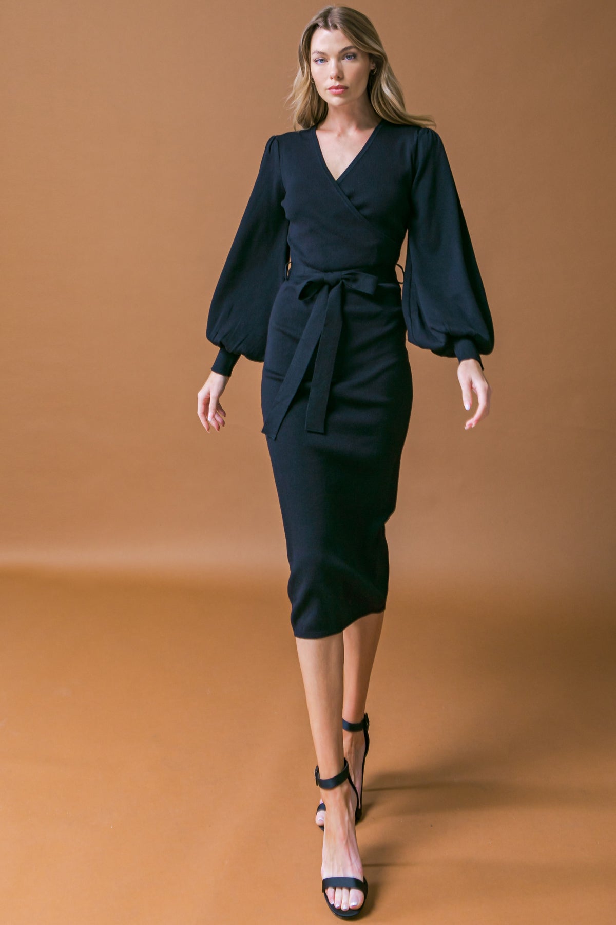 ADORABLE IDEAL SWEATER MIDI DRESS Flying Tomato